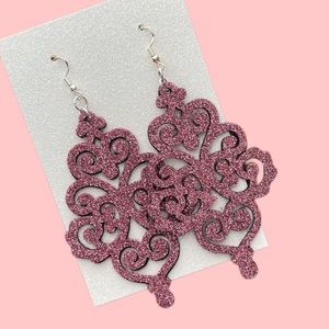 3/$25 Faux Leather Earrings